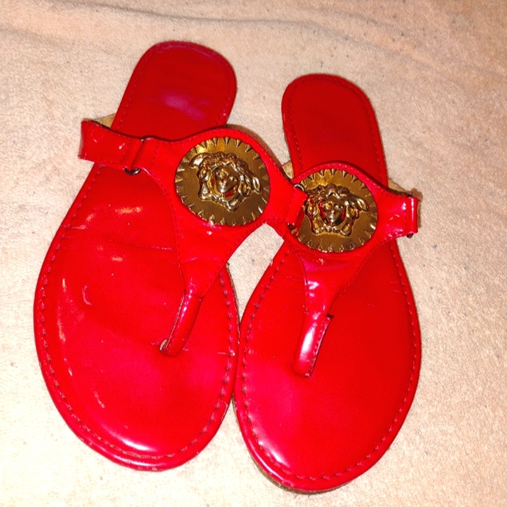Worn Versace Sandals